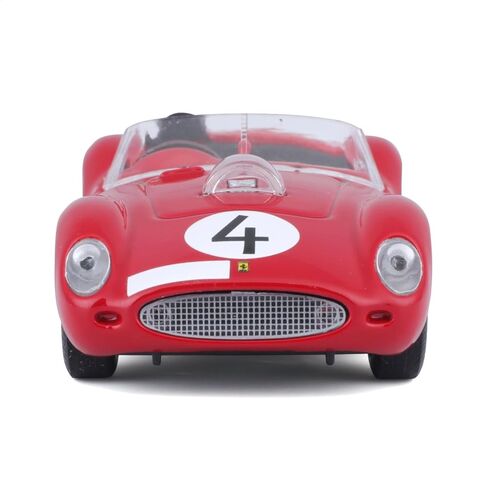 Bburago Ferrari Testarossa (1959): نموذج سيارة بمقياس 1:43، سلسلة سباقات فيراري، صندوق هدايا، 12 سم، أحمر #4 (18-36307) in Saudi Arabia