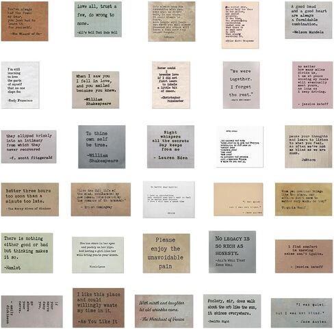 120pcs/set Motivational Phrases Vintage Stickers for DIY Scrapbook Fridge Laptop Phone Inspirational Famous Quotes Decals in Saudi Arabia