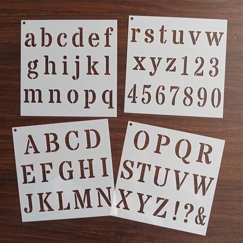 22 Pack Letters Numbers Templates for Painting Fabric,Baby Shower Stencils Animals Pattern for Clothes, Bibs, Bags, Shirts, Shoes in Saudi Arabia