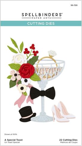 Spellbinders S5-720 A Special Toast Etched Dies from The Happier Hour Collection in Saudi Arabia