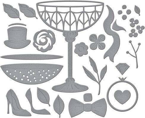 Spellbinders S5-720 A Special Toast Etched Dies from The Happier Hour Collection in Saudi Arabia