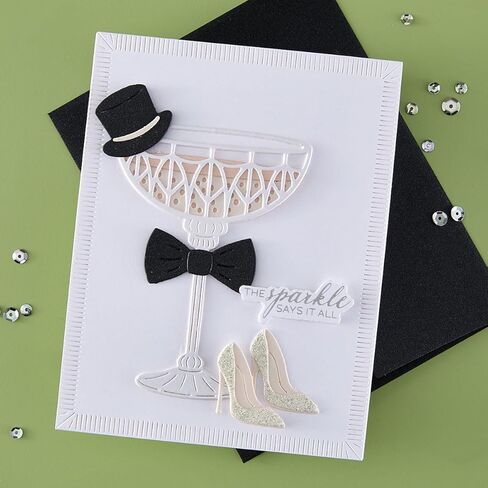 Spellbinders S5-720 A Special Toast Etched Dies from The Happier Hour Collection in Saudi Arabia