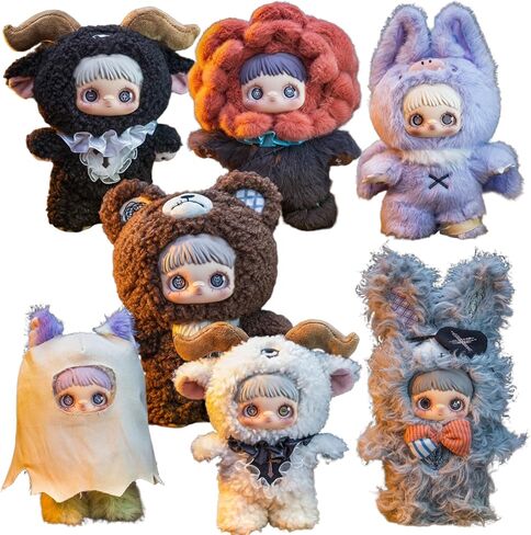 Nommi Maymei Dark Forest Series Blind Plush Box, 1PC (1 of 7 Possible Styles), 6 Regular Figure and 1 Hidden Figure, for 15 Years Old and Up Collection, (Pack of 1) in Saudi Arabia