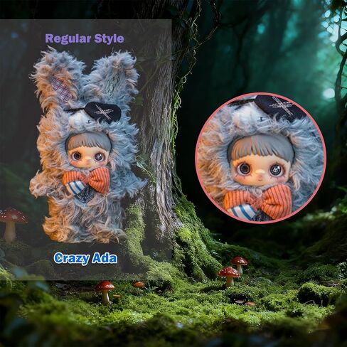 Nommi Maymei Dark Forest Series Blind Plush Box, 1PC (1 of 7 Possible Styles), 6 Regular Figure and 1 Hidden Figure, for 15 Years Old and Up Collection, (Pack of 1) in Saudi Arabia