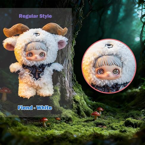 Nommi Maymei Dark Forest Series Blind Plush Box, 1PC (1 of 7 Possible Styles), 6 Regular Figure and 1 Hidden Figure, for 15 Years Old and Up Collection, (Pack of 1) in Saudi Arabia