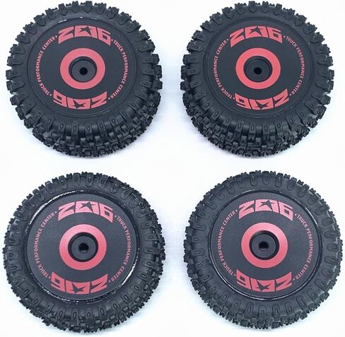KingVal Replacement Front and Rear Wheel Tire Tyre Set RC Parts Compatible with WLtoys 124016 RC Car in Saudi Arabia