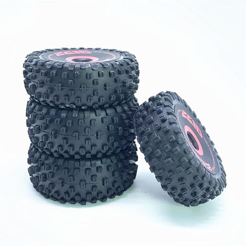 KingVal Replacement Front and Rear Wheel Tire Tyre Set RC Parts Compatible with WLtoys 124016 RC Car in Saudi Arabia