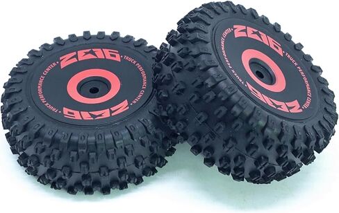KingVal Replacement Front and Rear Wheel Tire Tyre Set RC Parts Compatible with WLtoys 124016 RC Car in Saudi Arabia