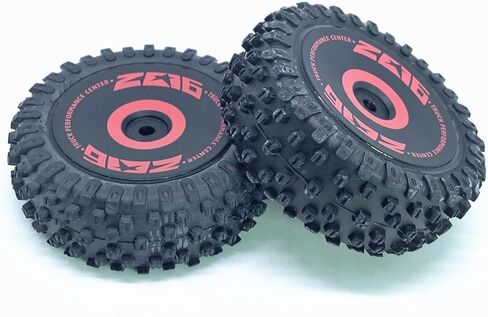KingVal Replacement Front and Rear Wheel Tire Tyre Set RC Parts Compatible with WLtoys 124016 RC Car in Saudi Arabia