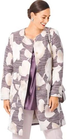 Burda Style X06034BURDA معطف وسترة بدون ياقة من Misses، حزمة نمط الخياطة، رمز التصميم B6034، المقاسات 18-28 (44-54) in Kuwait