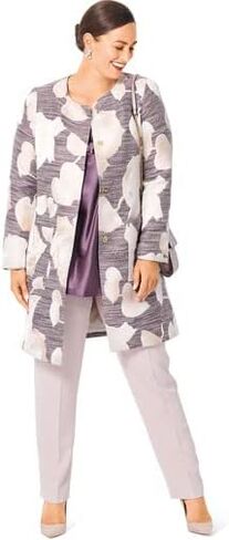 Burda Style X06034BURDA معطف وسترة بدون ياقة من Misses، حزمة نمط الخياطة، رمز التصميم B6034، المقاسات 18-28 (44-54) in Kuwait