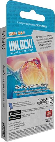 Asmodee Unlock! Short Adventures 11: The Song of The Sea Spray - Immersive Escape Room Card Game for Kids and Adults, Ages 10+, 1-6 Players, 45 Minute Playtime in Saudi Arabia