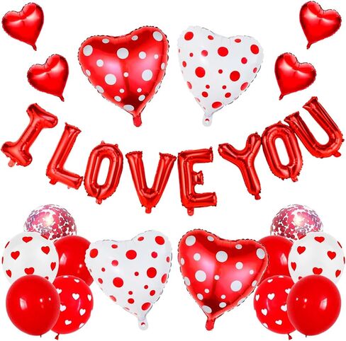رسائل بالون الحب الأحمر، بالونات عيد الحب، بالونات أحبك، بالونات حمراء لعيد الحب، بالونات عيد الحب السعيد (الحب الأحمر) in Kuwait