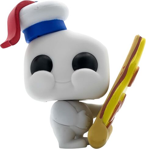 فانكو بوب! Ghostbuster Afterlife 7/11 حصريًا Mini Puft (مع بيتزا) #1053 - علبة أكريليك مجانية in Saudi Arabia