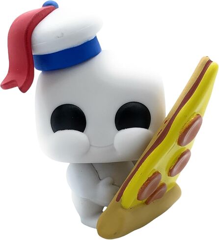 فانكو بوب! Ghostbuster Afterlife 7/11 حصريًا Mini Puft (مع بيتزا) #1053 - علبة أكريليك مجانية in Saudi Arabia
