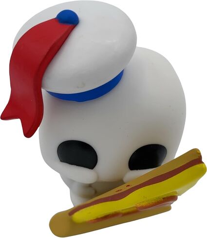 فانكو بوب! Ghostbuster Afterlife 7/11 حصريًا Mini Puft (مع بيتزا) #1053 - علبة أكريليك مجانية in Saudi Arabia