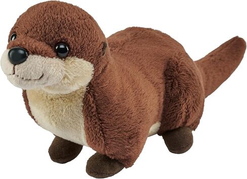 Wild Republic Pocketkins Eco River Otter, Stuffed Animal, 5 Inches, Plush Toy, Made from Recycled Materials, Eco Friendly in Saudi Arabia