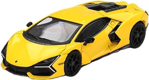 1:64 Diecast Model Car Compatible with Lamborghini Revuelto Giallo Yellow Limited Edition Mini GT MGT00886 in Saudi Arabia