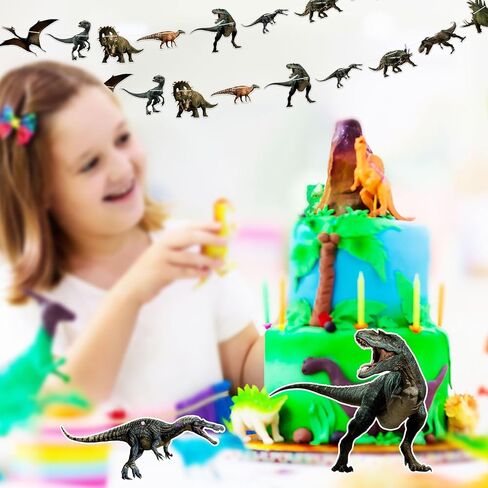 لافتة حفلات الديناصورات، زينة معلقة على شكل ديناصور، لافتات مقطوعة على شكل T-Rex لموضوع ديناصور الغابة، مستلزمات حفلات أعياد الميلاد وحفلات استقبال المولود الجديد، لافتة باب الحائط in Kuwait
