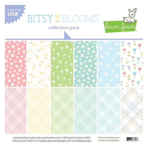 Lawn Fawn Bitsy Blooms 12X12 Collection Pack in Saudi Arabia