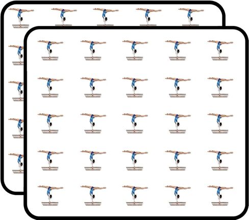 Gymnastics Sticker for Scrapbooking Waterproof Vinyl Stickers for Water Bottle, Laptop & Phone Case 50 Pack in Saudi Arabia