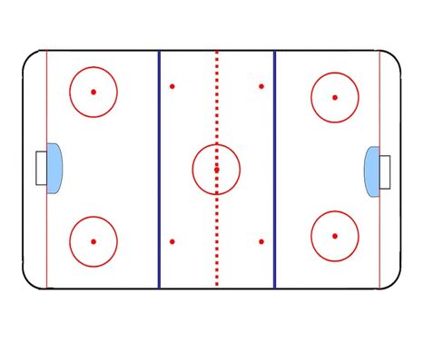قطعة علوية لحفلات الهوكي الصالحة للأكل، مناسبة لحفلات الكب كيك، تناسب 1/4 ورقة من الكعك أو أكبر in Kuwait