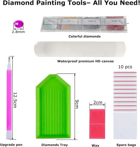 Jesus & Horse Diamond Art Painting Kit for Adults: 5D Full Drill Gem Painting with Diamond Dots. Sparkling DIY Christian Craft for Home Wall Decor, a Thoughtful Gift for Beginners,12x16 Inch in Kuwait