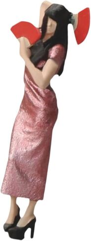 1/64 Cheongsam Woman Figure Model Diorama Scenery Trains Architectural Resin Figurine in Kuwait