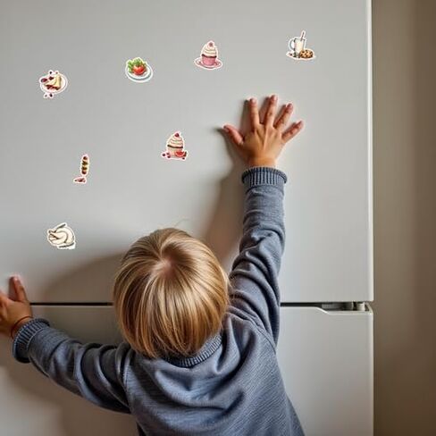 100 PCS Waterproof Vinyl Fast Food Stickers Cute Dessert Decals for Laptops Skateboards Water Bottles Aesthetic Graffiti Kawaii Stickers Pack for Teens Adults Kids in Saudi Arabia