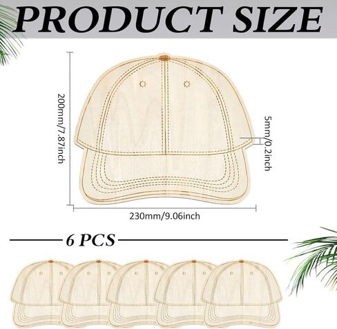 MAYJOYDIY 6 Pcs Trucker Cap Patch Template Wooden Trucker Cap Template Palette Personalized Hat Patches Tool Baseball Hat Board Design Supplies for Designing Your Own Special DIY Hats in Saudi Arabia