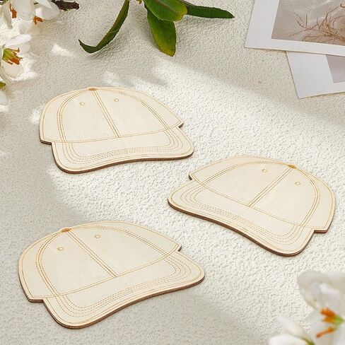 MAYJOYDIY 6 Pcs Trucker Cap Patch Template Wooden Trucker Cap Template Palette Personalized Hat Patches Tool Baseball Hat Board Design Supplies for Designing Your Own Special DIY Hats in Saudi Arabia