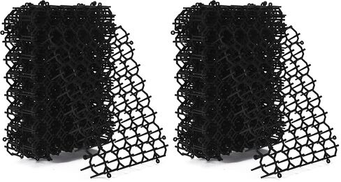 Homarden Cat Scat Mat 10 Piece Set - 16 x 13 in - Cat Indoor/Outdoor Deterrent Pad - Dog and Cat Spike Mat Anti-dig for Garden - Cat Anti-Scratch Mat with 1 Inch Plastic Spikes - Cat Barrier Solution in Saudi Arabia