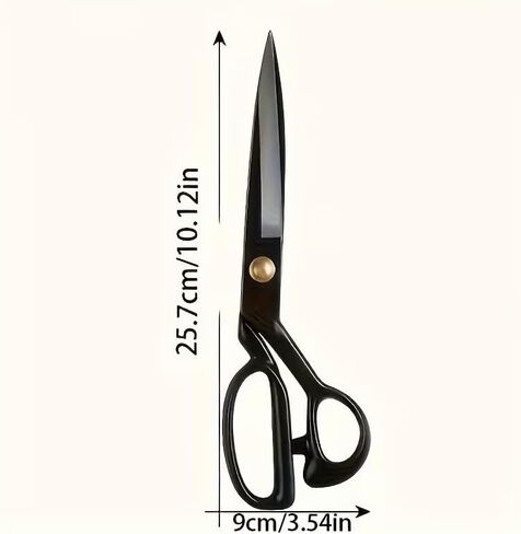 Professional Fabric Scissors, Sewing Scissors for Cutting Clothes with Sharp Stainless Steel Blades - Tailor Scissors for Fabric, Leather, Raw Materials & Crafting in Saudi Arabia