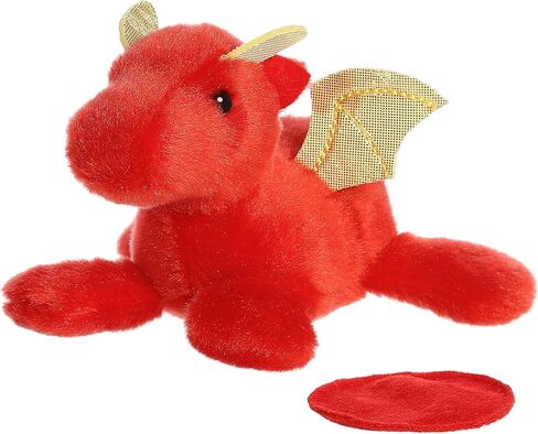 حيوان محشو من Aurora® Adorable شولدركينز™ Daring Dragon™ - صديق ممتع يمكنه الذهاب معك إلى كل مكان - مثالي للأطفال بعمر 3 سنوات فما فوق والأزياء التنكرية - أحمر 6 بوصات in Saudi Arabia