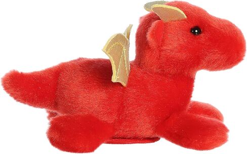 حيوان محشو من Aurora® Adorable شولدركينز™ Daring Dragon™ - صديق ممتع يمكنه الذهاب معك إلى كل مكان - مثالي للأطفال بعمر 3 سنوات فما فوق والأزياء التنكرية - أحمر 6 بوصات in Saudi Arabia