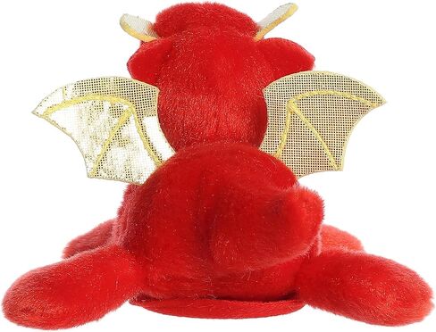 حيوان محشو من Aurora® Adorable شولدركينز™ Daring Dragon™ - صديق ممتع يمكنه الذهاب معك إلى كل مكان - مثالي للأطفال بعمر 3 سنوات فما فوق والأزياء التنكرية - أحمر 6 بوصات in Saudi Arabia