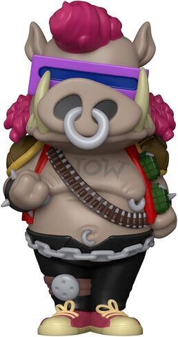Funko Vinyl SODA: سلاحف النينجا (TMNT) - Bebop - 1/6 احتمالات لمتغير المطاردة النادر in Saudi Arabia