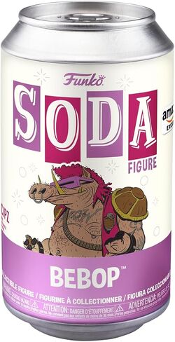 Funko Vinyl SODA: سلاحف النينجا (TMNT) - Bebop - 1/6 احتمالات لمتغير المطاردة النادر in Saudi Arabia