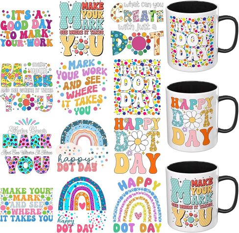 UV DTF Cup Wrap, 12 Sheets Funny Coffee Quotes Rub On Transfers for Mugs Glass Coffee, Waterproof UV DTF Transfer Stickers for Wood Tumbler DIY Crafts in Kuwait