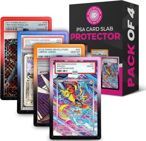 مصد لوح متدرج SUPERLIT PSA 4 عبوات متعددة الألوان - واقي لحماية بطاقة PSA (عبوة متعددة 1) in Kuwait