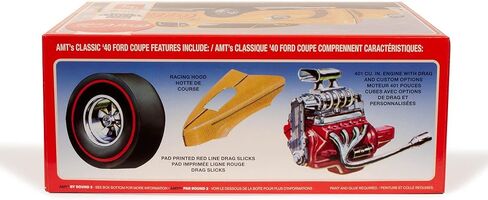 AMT Skill 3 Model Kit 1940 Ford Coupe Coca-Cola 1/25 Scale Model in Saudi Arabia