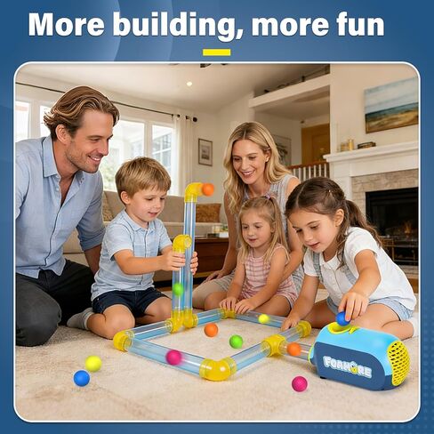 مجموعة أنبوبية للعبة STEM لتدفق الهواء، ألعاب أنابيب الهواء، مجموعات STEM ألعاب البناء، التعليم، الديناميكا الهوائية الهوائية، البناء والترقيع in Kuwait