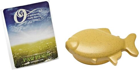 Paw Pods Pet Fish Casket | Biodegradable Fish Casket With Sympathy Card And Seeded Leaf | Plant The Seed For A Living Memorial Pet Grave Marker | Fish Pod Fish Coffin in Saudi Arabia