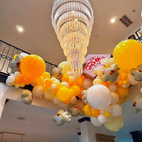 6pcs Cartoon Big Popcorn Balloons Movie Popcorn Foil Balloons for Popcorn Movie Birthday Party Decoration Movie Night Themed Party Christmas Carnival Party Slumber Party Kid Food Theme Party in Saudi Arabia