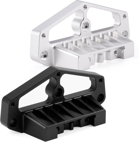 RCLIONS Aluminum Front Lower Arm Stabilizer Mount for 1/12 Tamiya CW01 Lunch Box Midnight Pumpkin RC Monster Car Chassis Upgrade Parts (Silver) in Saudi Arabia