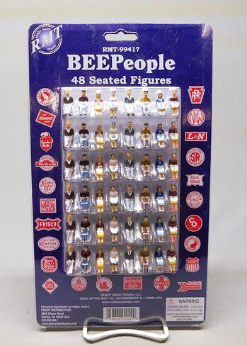 RMT BEEPEOPLE Painted Seated People Figures - 48 Pack O Gauge in Saudi Arabia