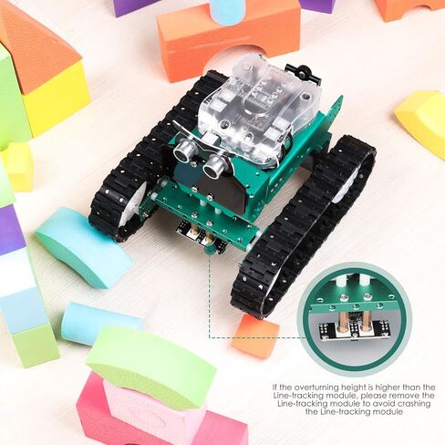 ELEGOO Owl Smart Robotic Car Kit V2.0 for Arduino Robotics for Kids Ages 8-12 12-16 STEM Science Kits Coding Robots Toys for 8+ Year Old Boys Girls Teens Circuits Engineering Building Projects in Saudi Arabia