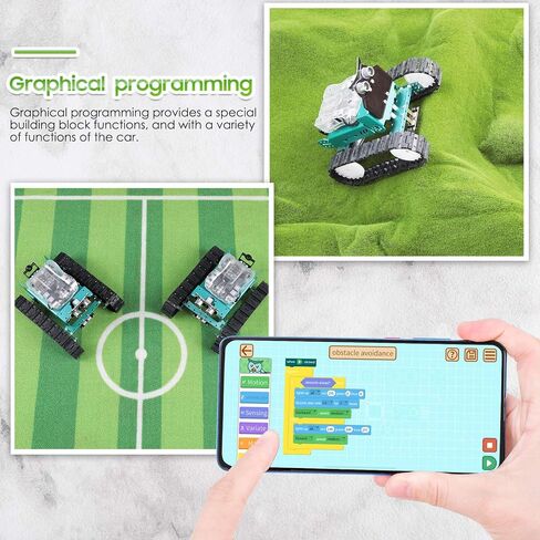 ELEGOO Owl Smart Robotic Car Kit V2.0 for Arduino Robotics for Kids Ages 8-12 12-16 STEM Science Kits Coding Robots Toys for 8+ Year Old Boys Girls Teens Circuits Engineering Building Projects in Saudi Arabia