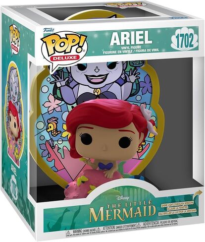 Funko Pop! Deluxe: Little Mermaid - Ariel - Stained Glass - Collectable Vinyl Figure - Gift Idea - Official Merchandise - Toys for Kids & Adults - Disney Fans - Model Figure for Collectors and Display in Saudi Arabia