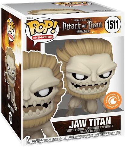 Funko Pop! Attack on Titan Super Jaw Titan Vinyl Figure, 6-inch, Exclusive in Saudi Arabia